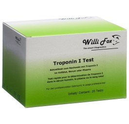 WILLI FOX test rapide Troponin I 20 pce