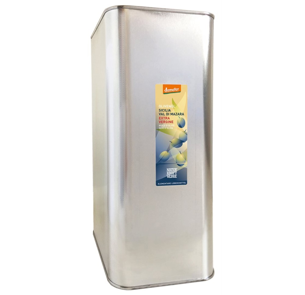 NATURKRAFTWERKE Huile olive Sicilia Demeter 5 lt