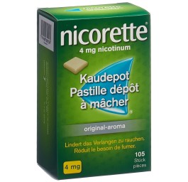 NICORETTE Original past dépôt mâcher 4 mg 30 pce