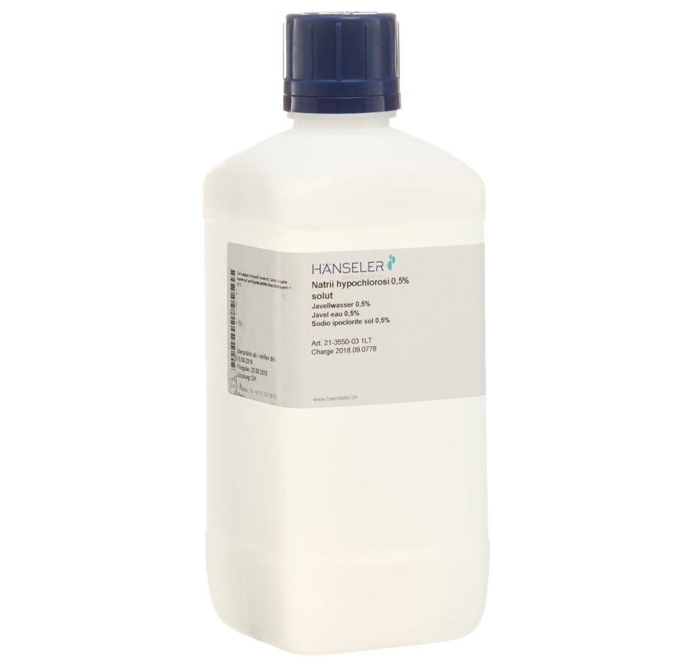HÄNS natrii hypochlorosi sol 0.5 % 1 lt