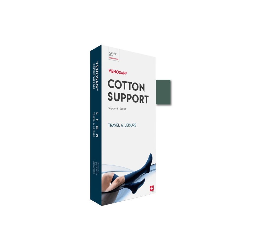 VENOSAN COTTON SUPPORT Socks A-D L olive 1 paire