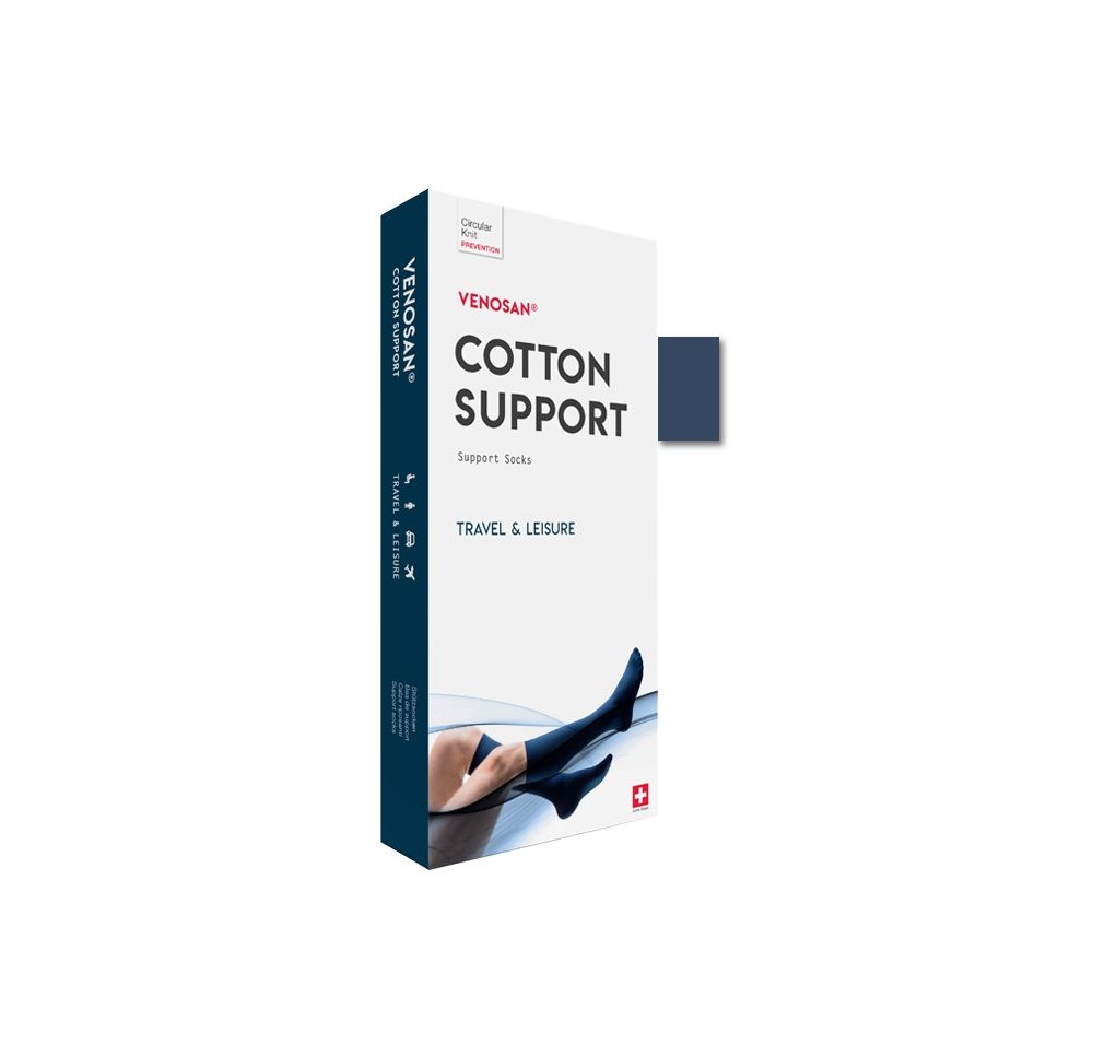 VENOSAN COTTON SUPPORT Socks A-D XL jeans 1 paire