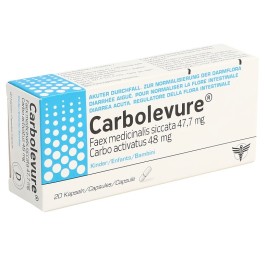 CARBOLEVURE caps enf 20 pce