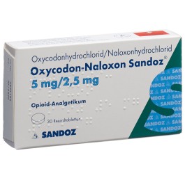 OXYCODONE-NALOXONE Sandoz cpr ret 5/2.5 mg 30 pce