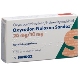 OXYCODONE-NALOXONE Sandoz cpr ret 20/10 mg 30 pce