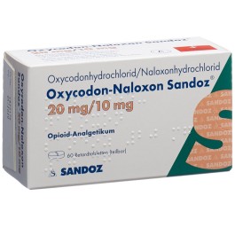 OXYCODONE-NALOXONE Sandoz cpr ret 20/10 mg 60 pce