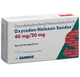 OXYCODONE-NALOXONE Sandoz cpr ret 40/20 mg 30 pce