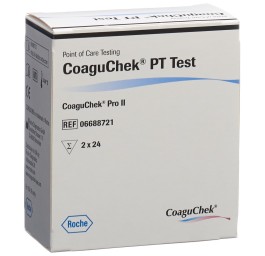 COAGUCHEK PT Test de/it/nl/fr 2 x 24 pce