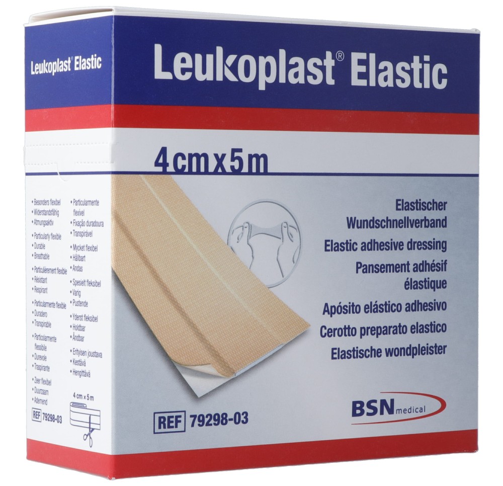LEUKOPLAST Elastic 4cmx5m rouleau LEUKOPLAST Elastic 4cmx5m rouleau