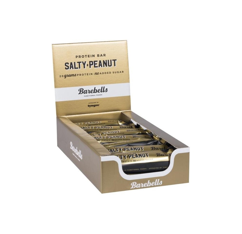 BAREBELLS Barre protéinée Salty Peanut 12 x 55 g