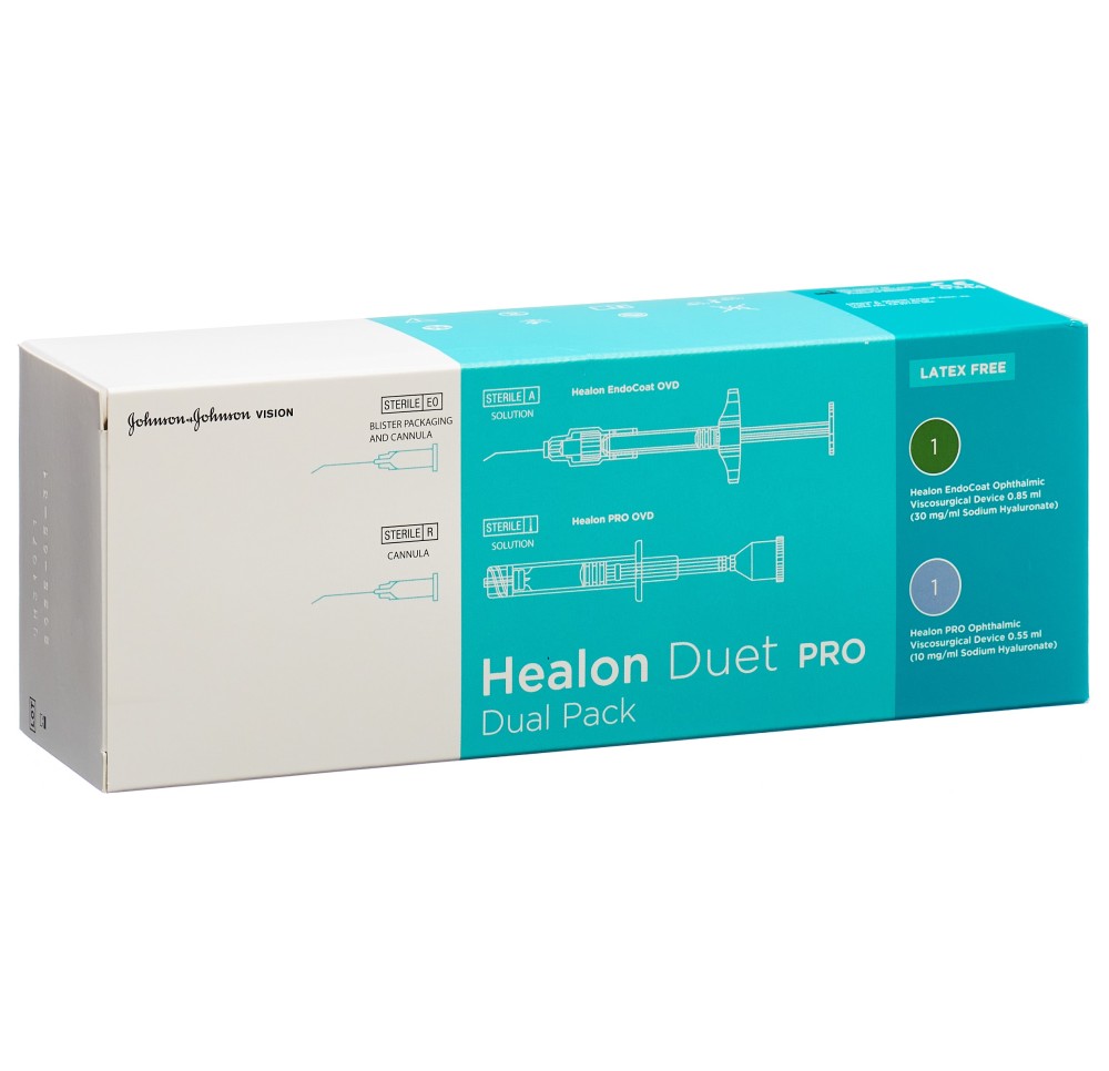 HEALON DUET PRO Dual Pack sol inj ser pré