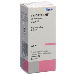 TIMOPTIC-XE gtt opht 0.25 % fl 2.5 ml