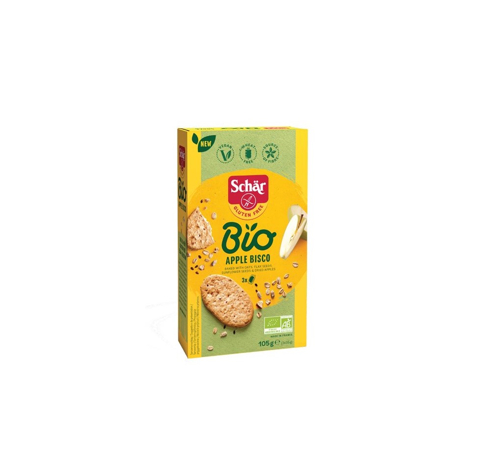 SCHÄR Biscuit pomme sans gluten bio 105 g