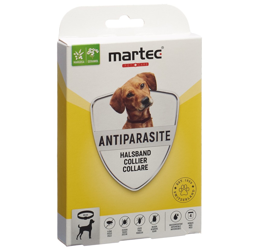 MARTEC PET CARE collier pour chiens ANTIPARASITE