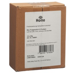 HOLLE lait de suite 2 bio échantillons 15 x 25 g