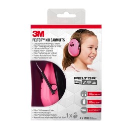 3M Peltor casque antibruit enfants rose