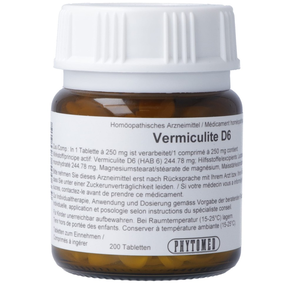 PHYTOMED Vermiculite cpr 6 D bte 50 g
