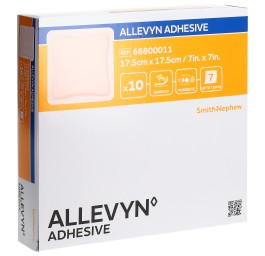 ALLEVYN ADHESIVE pansem adhésif 17.5x17.5cm 10 pce