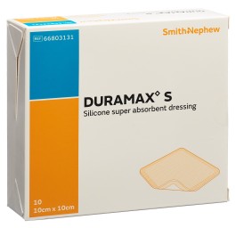 DURAMAX S superabsorbant silicone 10x10cm 10 pce