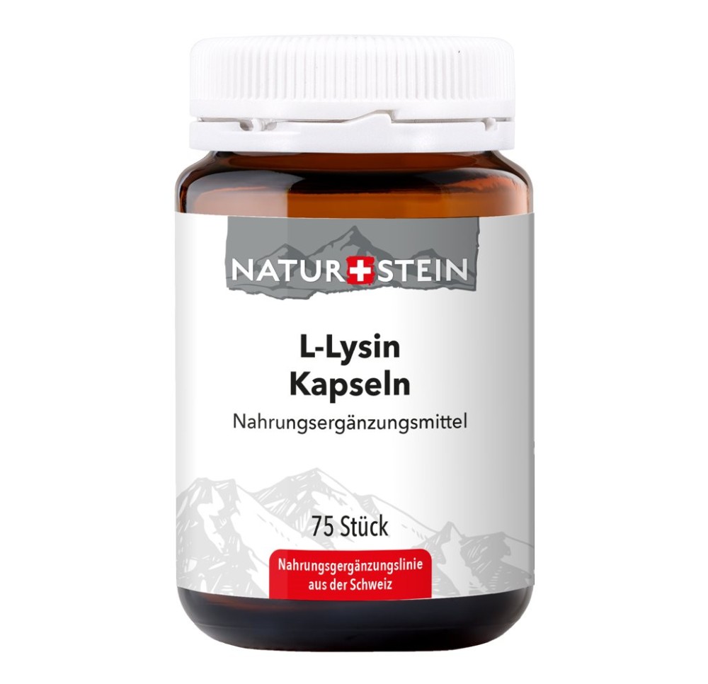 NATURSTEIN L-Lysin caps verre 75 pce