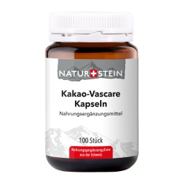 NATURSTEIN Kakao-Vascare caps verre 100 pce