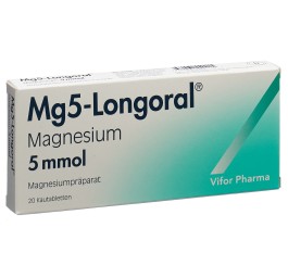 MG5-LONGORAL cpr croquer 5 mmol 20 pce