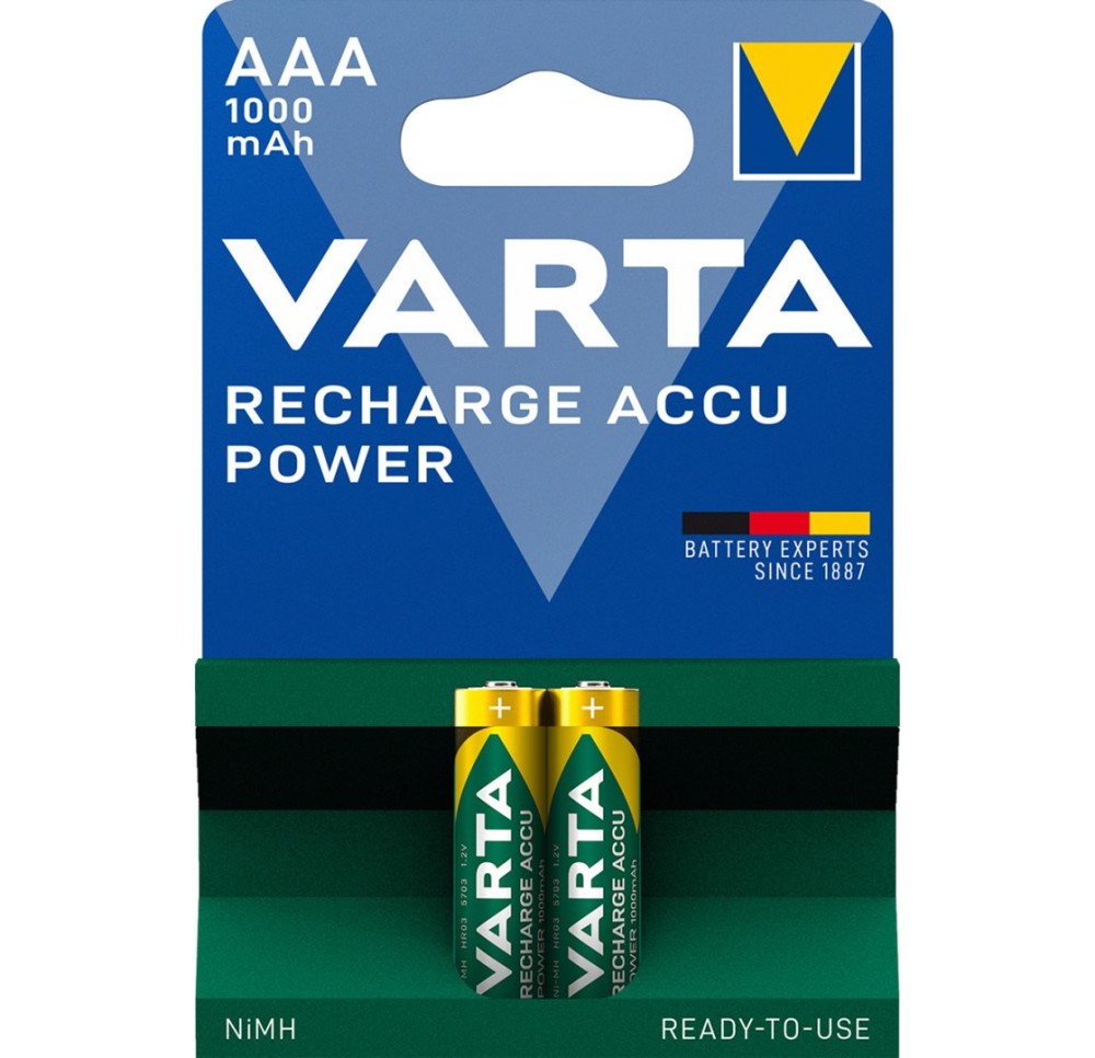 VARTA accu Power AAA 1000mAh 2 pce