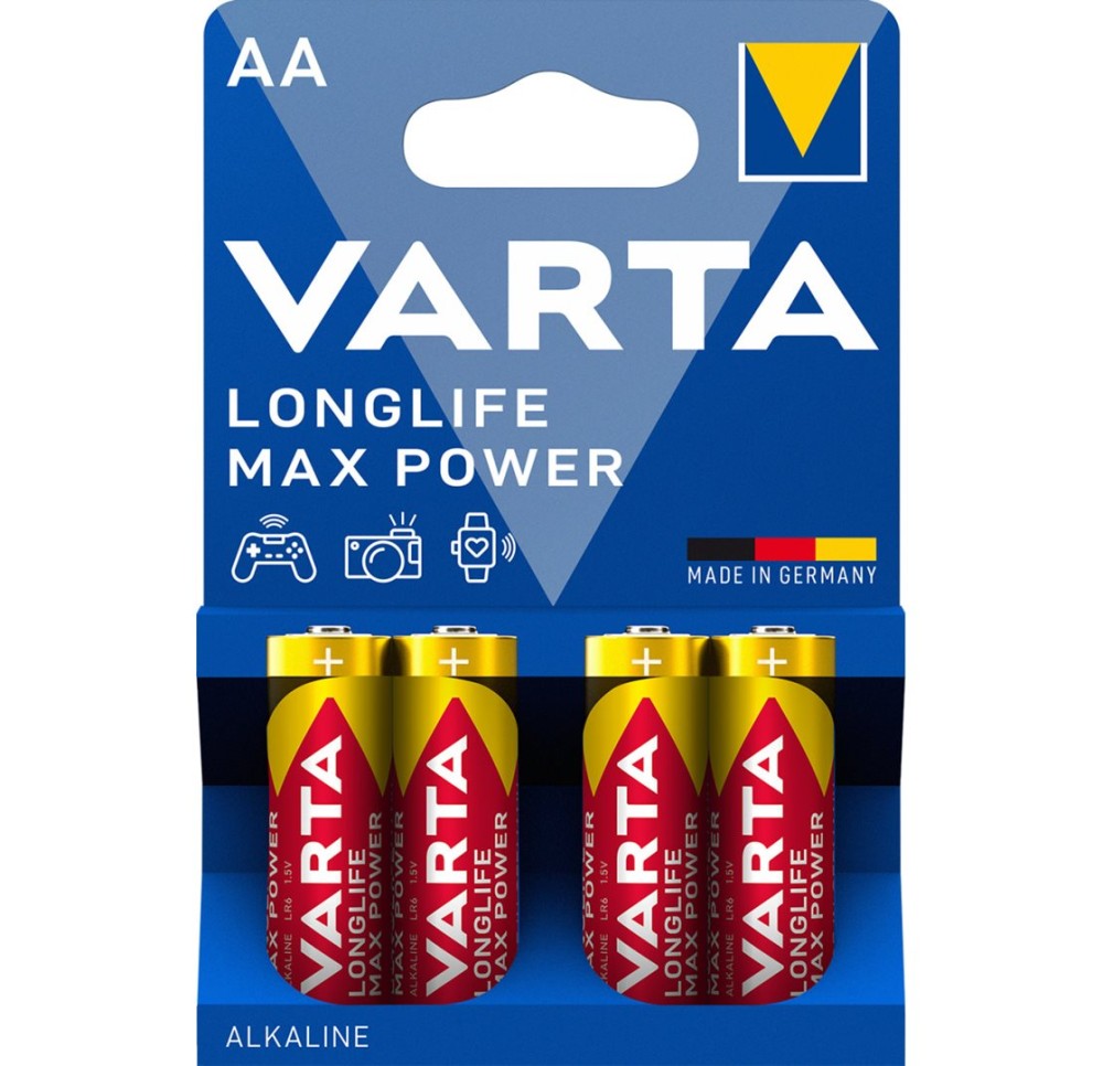 VARTA Longlife Max Power AA 4 pce