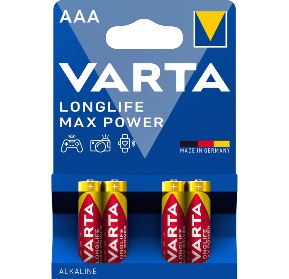 VARTA Longlife Max Power AAA 4 pce