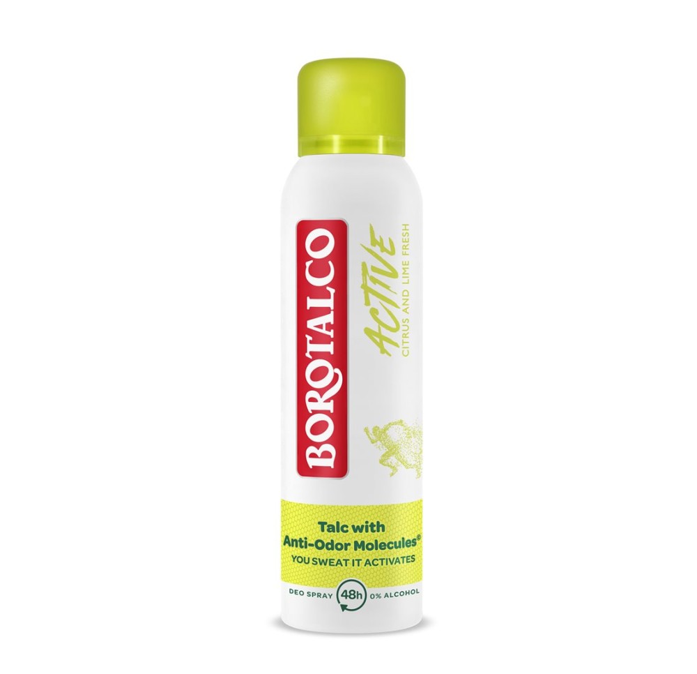 BOROTALCO Deo Active spray citrus lime 150 ml