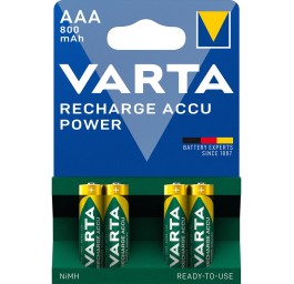 VARTA accu Power AAA 800mAh 4 pce