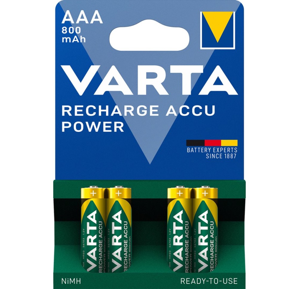 VARTA accu Power AAA 800mAh 4 pce