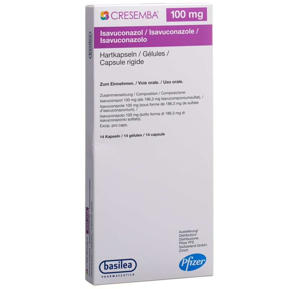 CRESEMBA caps 100 mg 14 pce CRESEMBA caps 100 mg 14 pce