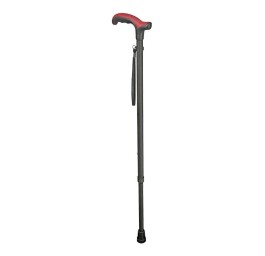 SAHAG Canne métal noir -100kg 74-94cm comf derby