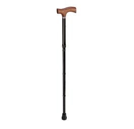 SAHAG Canne pli alu noir -100kg 85-95cm Fritz bois