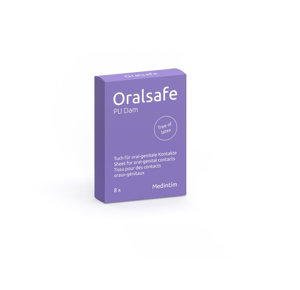 ORALSAFE pu dam vanille 8 pce