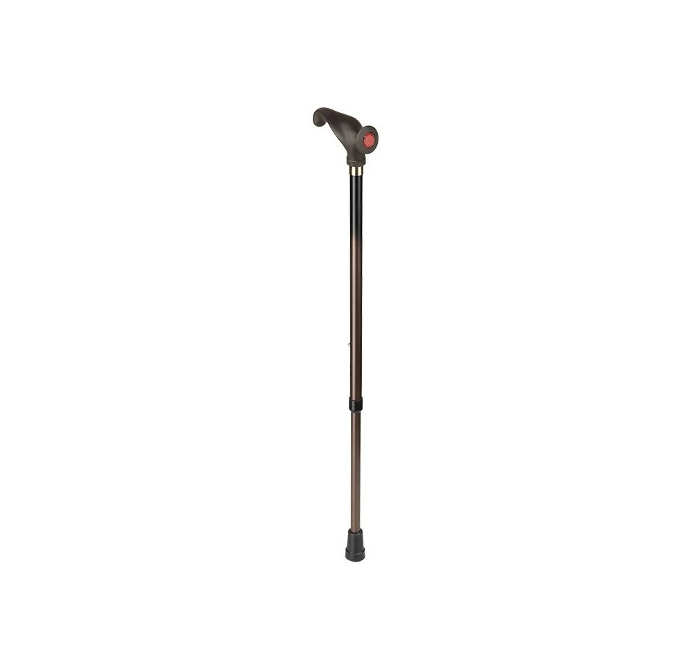 SAHAG Canne métal noir-br -130kg 74-94cm anat dr SAHAG Canne métal noir-br -130kg 74-94cm anat dr