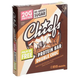 CHIEFS Protein Bar Double Choc (n) 3 x 55 g