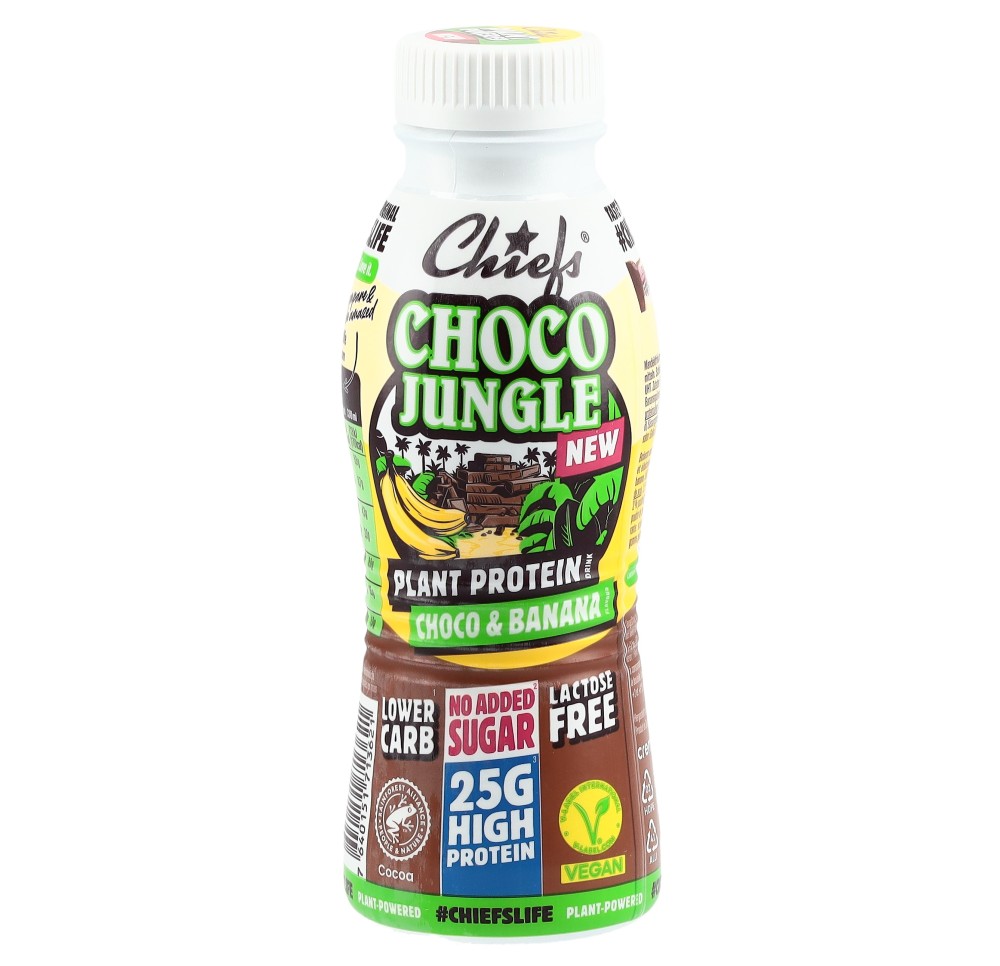 CHIEFS Plant Protein Choco Jungle fl 330 ml