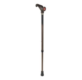 SAHAG Canne métal noir-br -130kg 74-94cm anat ga