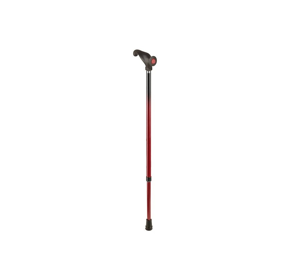 SAHAG Canne métal noir-ro -130kg 74-94cm anat dr SAHAG Canne métal noir-ro -130kg 74-94cm anat dr