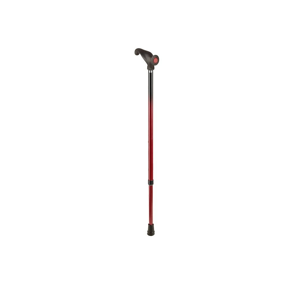 SAHAG Canne métal noir-ro -130kg 74-94cm anat ga SAHAG Canne métal noir-ro -130kg 74-94cm anat ga