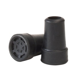 SAHAG Embout noir 16mm canne mét renf acier 10 pce
