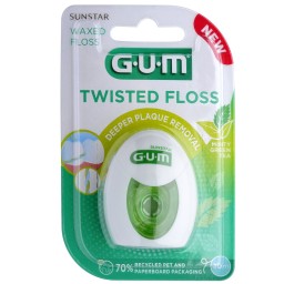 GUM TWISTED FLOSS soie dentaire 30m cirée