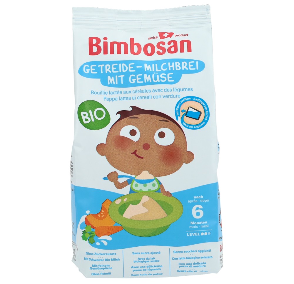 BIMBOSAN bouillie lactée bio céréales légum 300 g