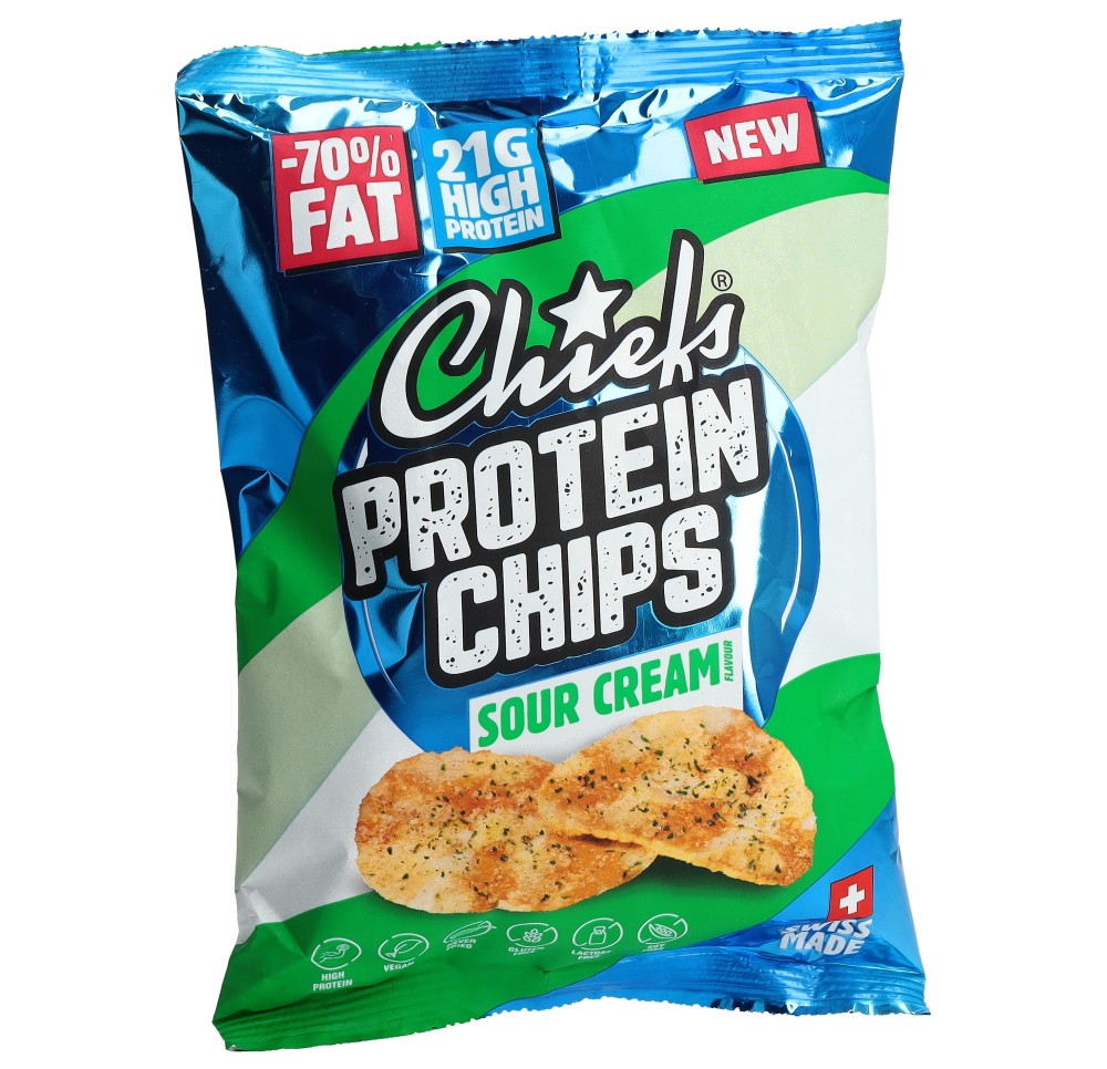 CHIEFS Protein Chips Sour Cream 80 g