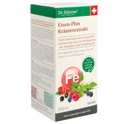 DÜNNER Eisen-Plus extrait d'herbes fl 250 ml