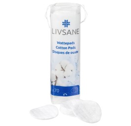 LIVSANE Disques de ouate 70 pce