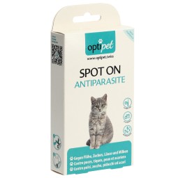 OPTIPET Spot On Antiparasite chats 6 x 1 ml