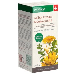 DÜNNER gentiane jaune extrait plantes fl 250 ml